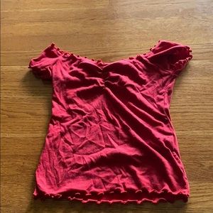 Off the shoulder top